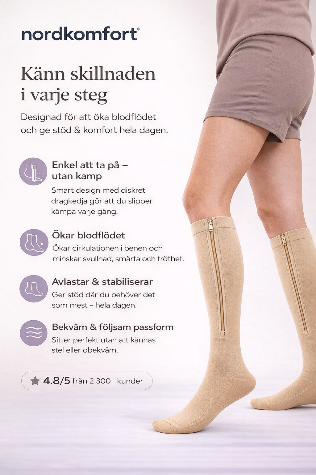 Stödstrumpor Pro Active