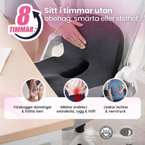 Nordkomfort™ Ortopedisk Sittkudde